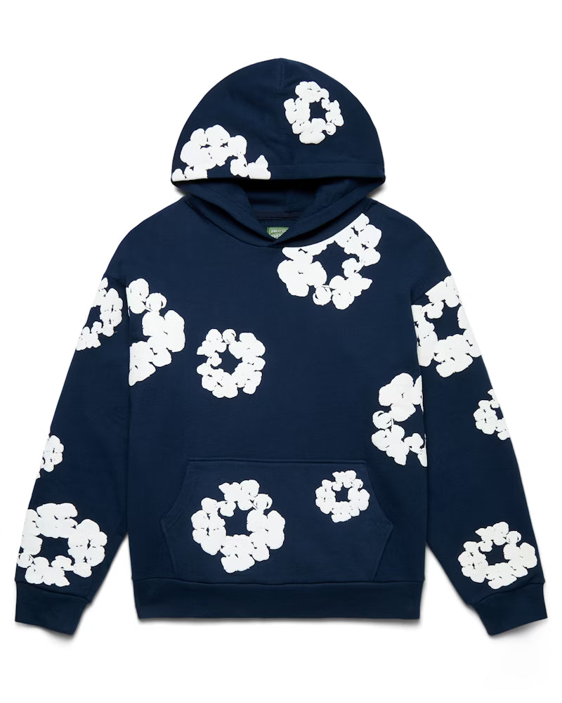 DENIM TEARS BLUE NAVY HOODIE