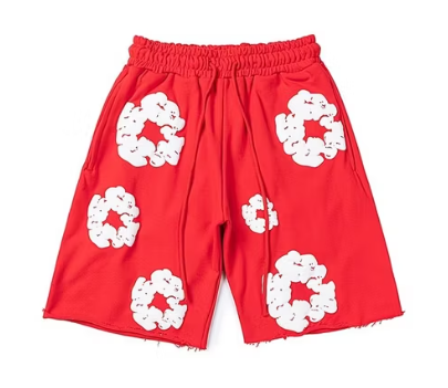 DENIM TEARS RED SHORTS
