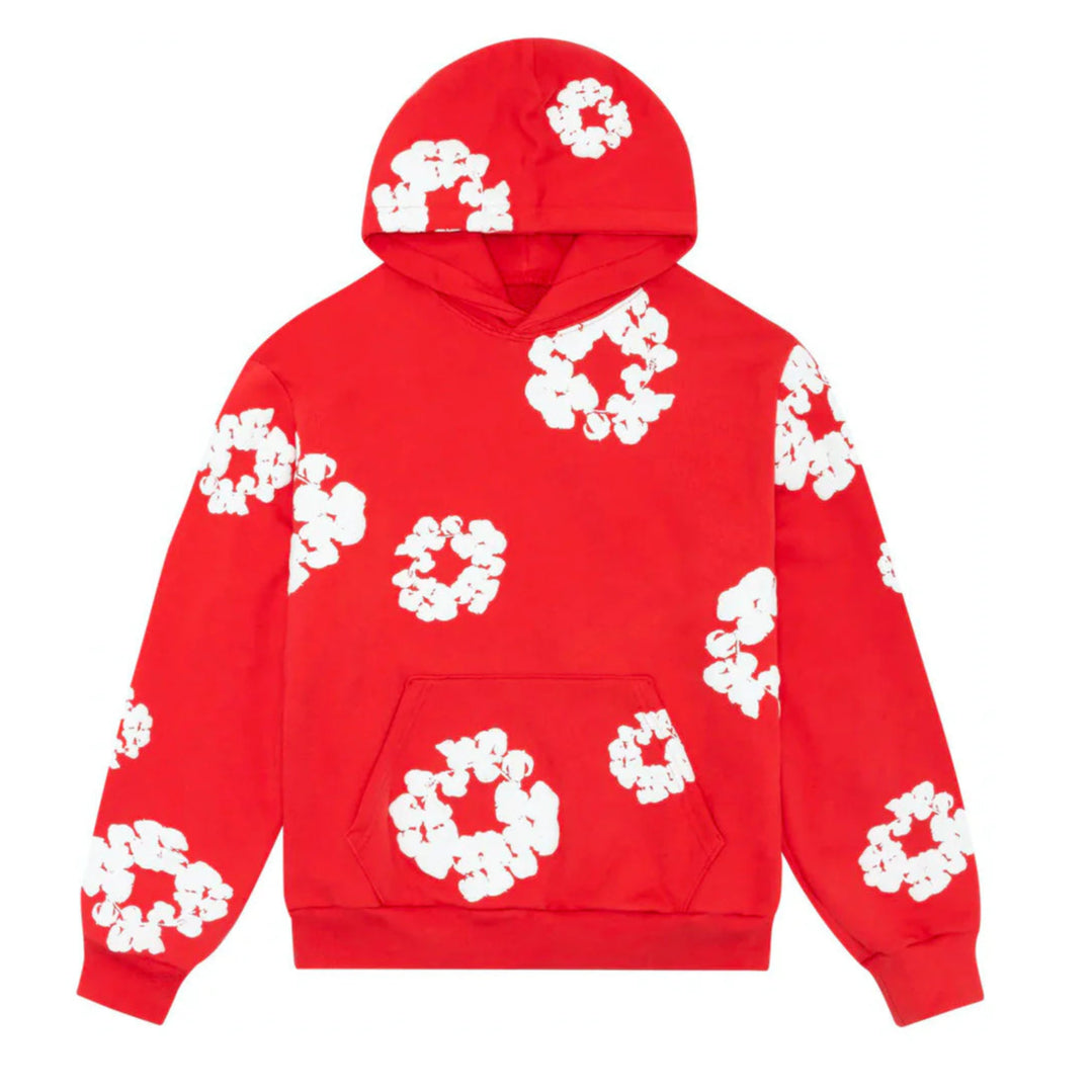 DENIM TEARS RED HOODIE